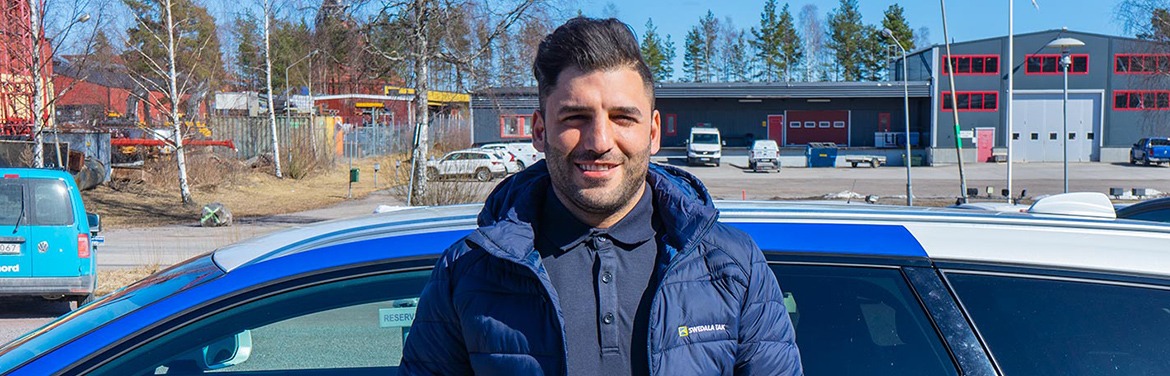 Raed Alwadi, Swedala Taks Takmästare i Ljungby.