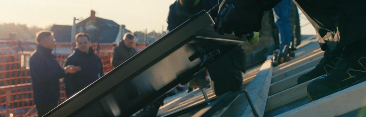 Pilotprojekt installation av ett Solarstone Solar Full Roof i Hägersten