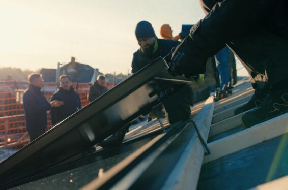 Pilotprojekt installation av ett Solarstone Solar Full Roof i Hägersten
