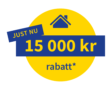 Kampanjdekal 15 000 kr rabatt.